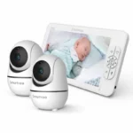 1080P HD Split Screen Video Baby Monitor – No WiFi Required