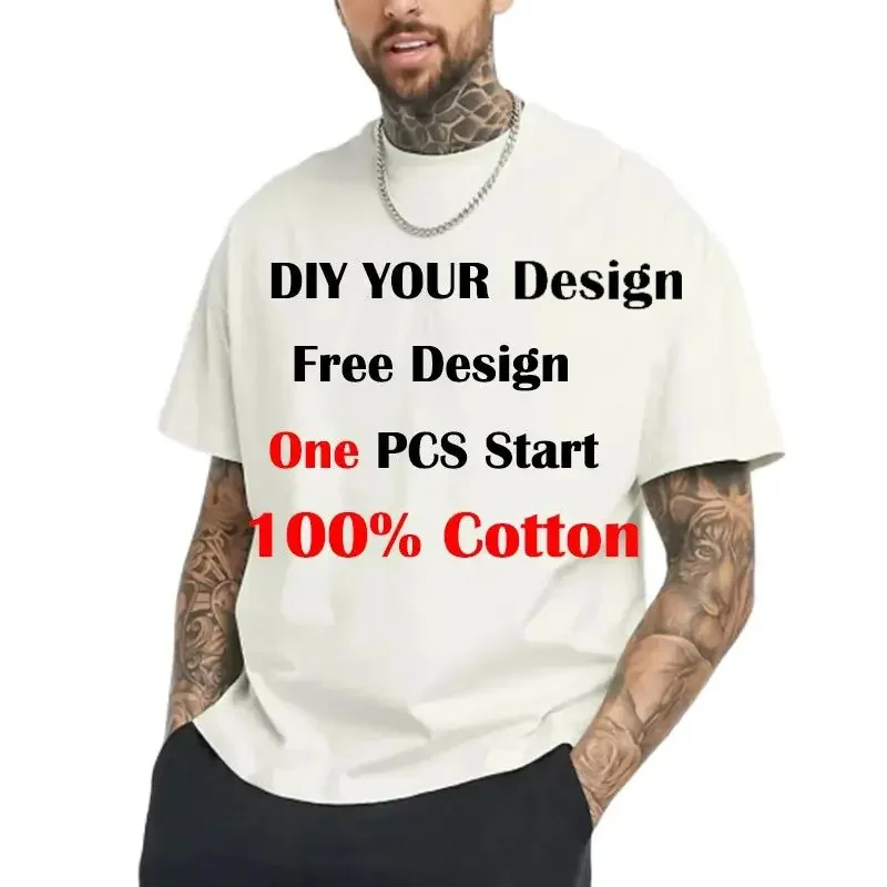 Customized Printed Leisure T Shirt Tee DIY Your Own Design
