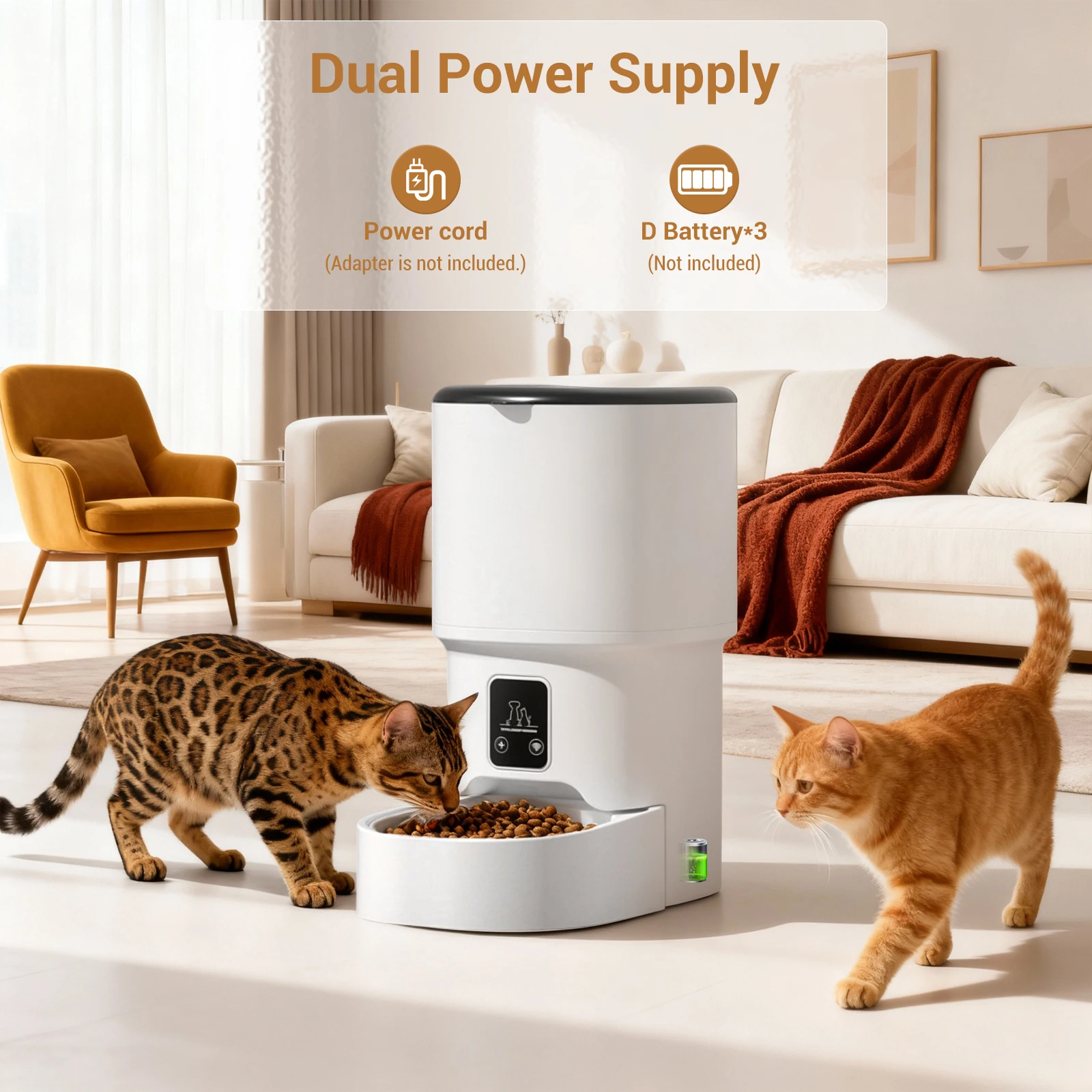 Programmable 4L Automatic Pet Feeder for Small Dogs Cats - Image 5