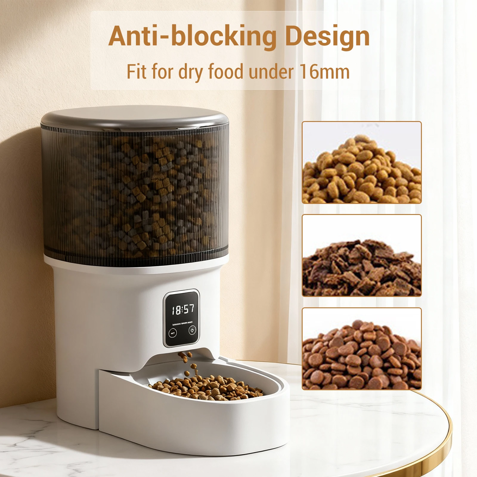 Programmable 4L Automatic Pet Feeder for Small Dogs Cats - Image 3