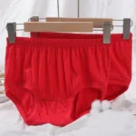 Pure Cotton Women Panties Large Size High Waist