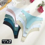 Seamless Ice Silk Thongs Women Ultra Thin Panties