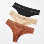 Mid Waist Thongs Seamless Women's Panties Hottie G-String
