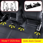 Underseat Original Flocking Anti-Kick Protector Pad for Tesla Mode