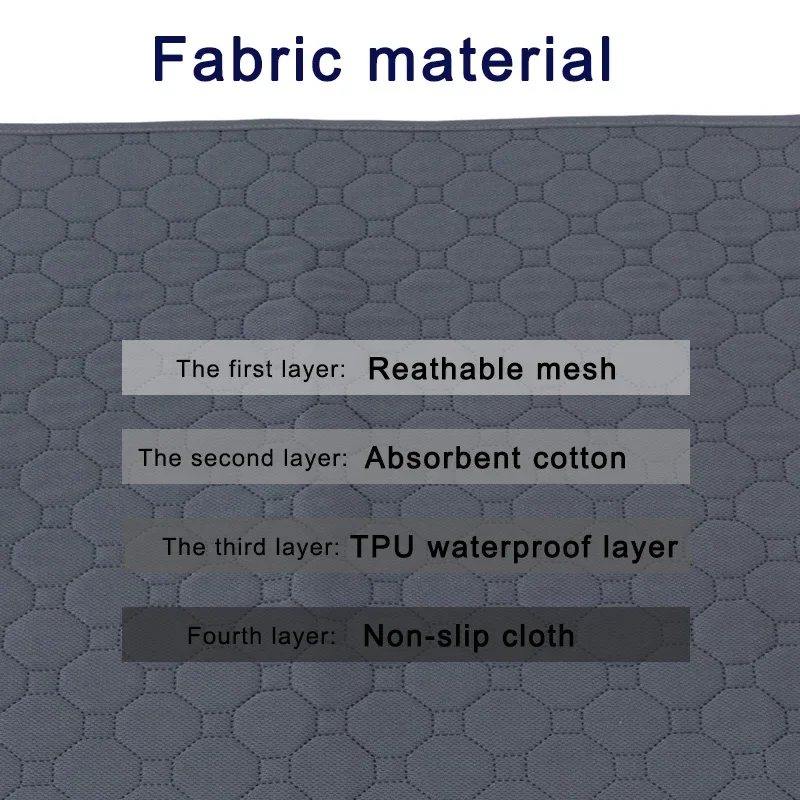 Dog Pee Pad Blanket Reusable Absorbent Diaper Washable Puppy - Image 6
