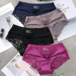 Lace Women's Panties Soft Silk Underwear for Woman Seamless