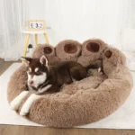 Fluffy Dog Bed Winter Warm Large Pet Products Small Sofa
