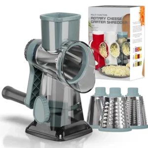 3-in-1 Rotary Cheese Grater Multifunctional Manual Veg Slicer