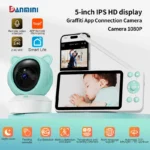 5" Tuya Baby Monitor 2K High Definition WiFi Remote Mobile APP Control