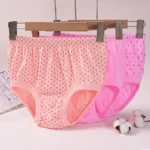 Pure Cotton Women Panties Large Size High Waist Underwear