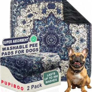 Reusable Washable Pet Pee Pads - Super Absorbent Waterproof