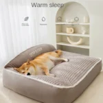 Cat Bed Dog Pet Bed Kennel Non-Slip Winter Warm