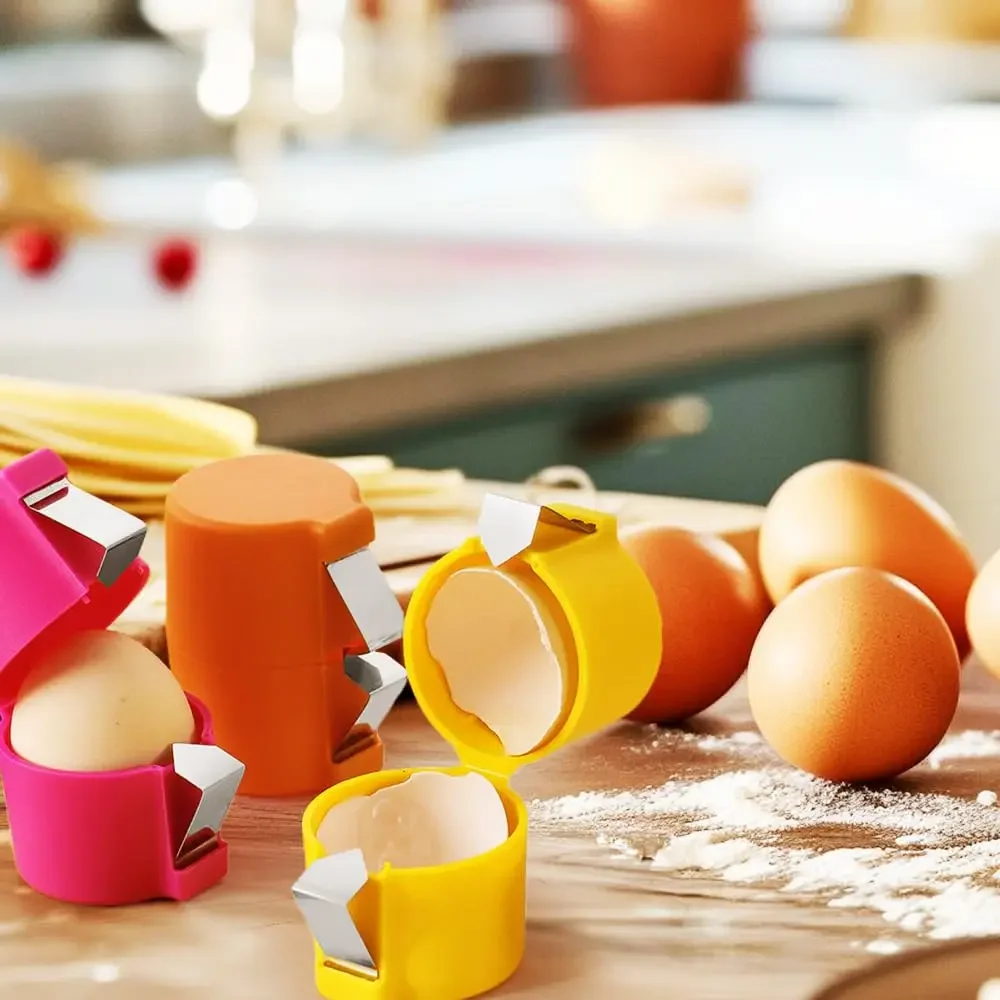Multifunctional Egg Shell Opener Handheld Egg Cracker Separator - Image 3