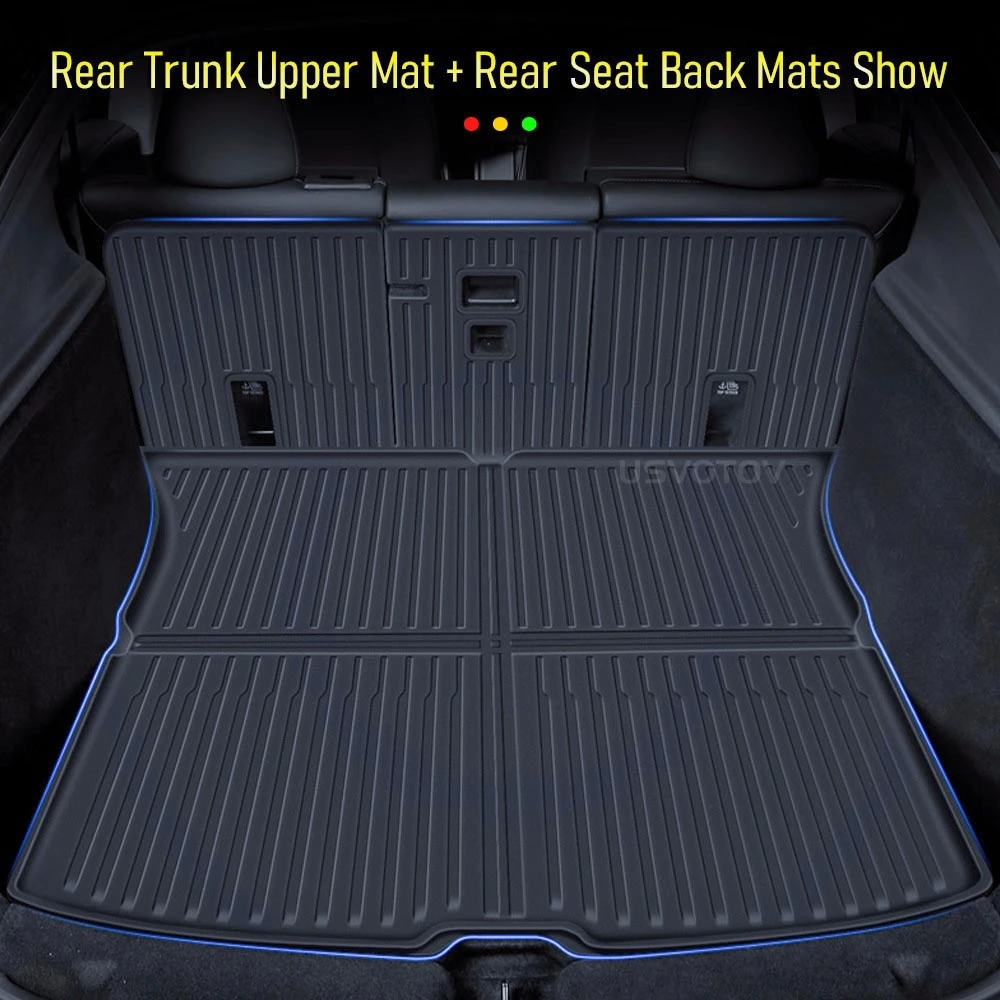 Floor Mats for Tesla Model Y Juniper – All-Weather Trunk Mat - Image 3