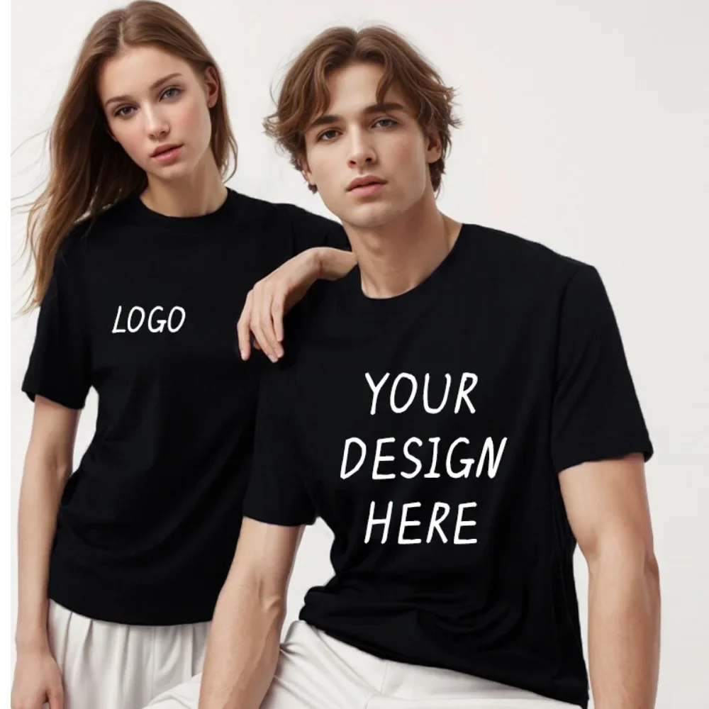 Custom Tshirt Front Back Print Professional Your Own Logo
