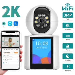 3MP WIFI Camera Baby Monitor 2.8 inch Screen Two Way