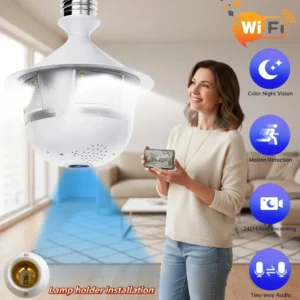 5MP HD Wifi Security Camera LED Light Night Vision