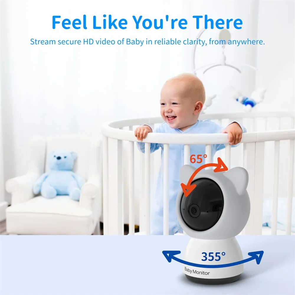 5 Inch Wifi Baby Monitor HD LCD Babyphone Video Baby Camera - Image 5