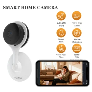 Baby Monitor 1296P FHD 2.4G/5G WiFi 2-Way Audio Nursery