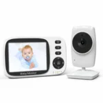 3.2 Inch Wireless Video Baby Monitor with Lullabies and Auto Night Vision