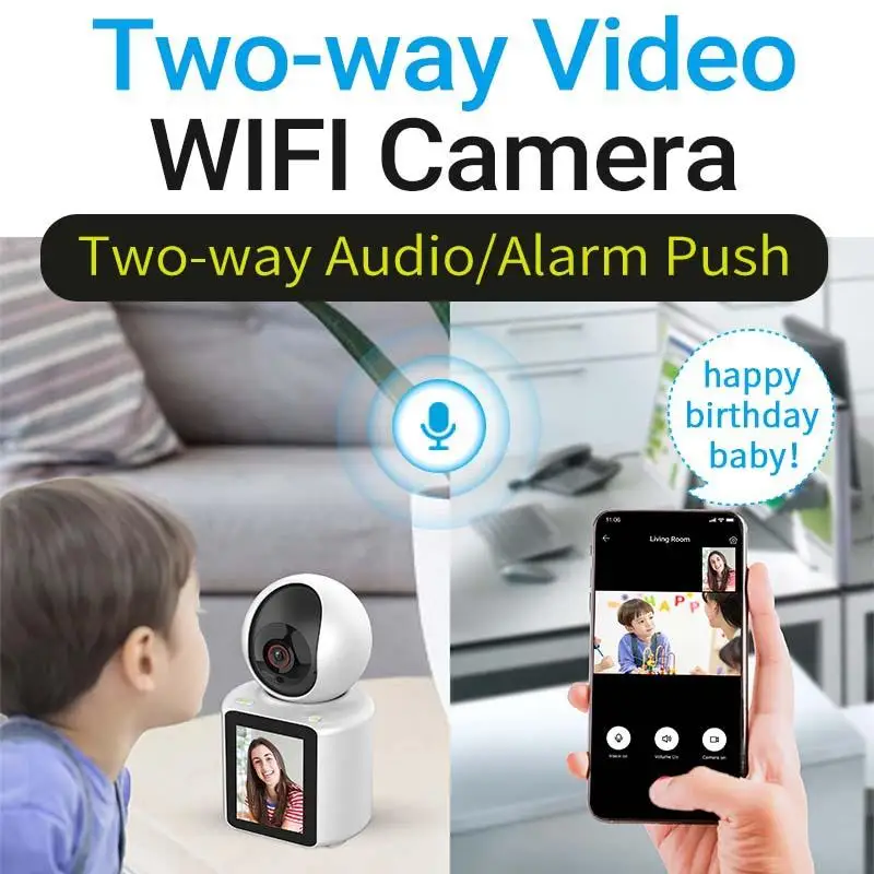 Video Call Intercom Home Camera HD 5MP Baby WIFI Indoor - Image 3