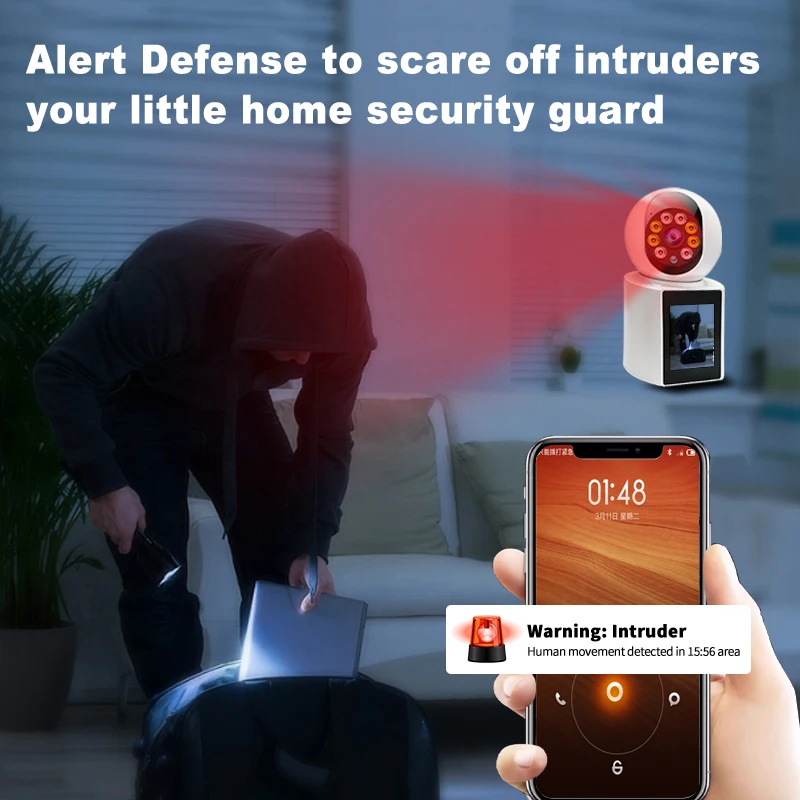 2MP Wireless WIFI Security Camera with Video Call Baby - Image 5