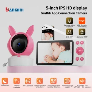5" Tuya Smart WiFi Feeding Reminder Temperature Motion Sound Detection