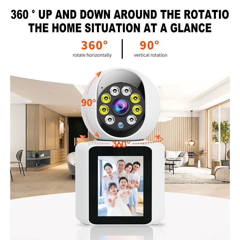 2MP Wireless WIFI Security Camera with Video Call Baby - Image 4