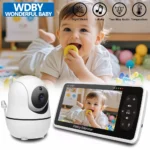 5 Inch Video Baby Monitor with 4X Zoom Camera Two Way